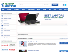 Tablet Screenshot of networkshopper.com